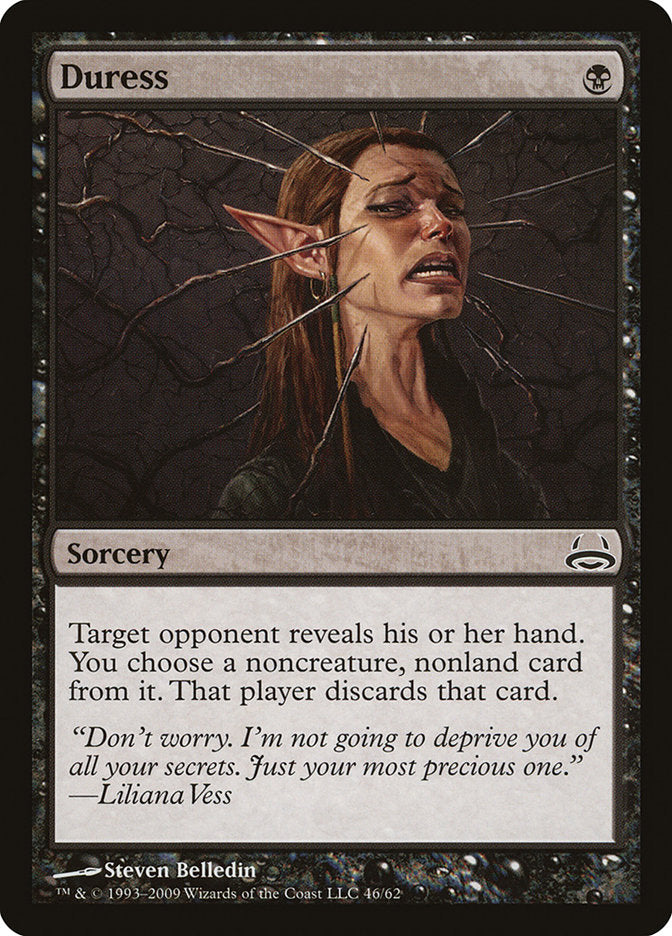 Duress, Duel decks: divine vs. demonic Card Art