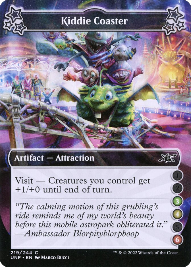 Kiddie Coaster, Unfinity Card Art