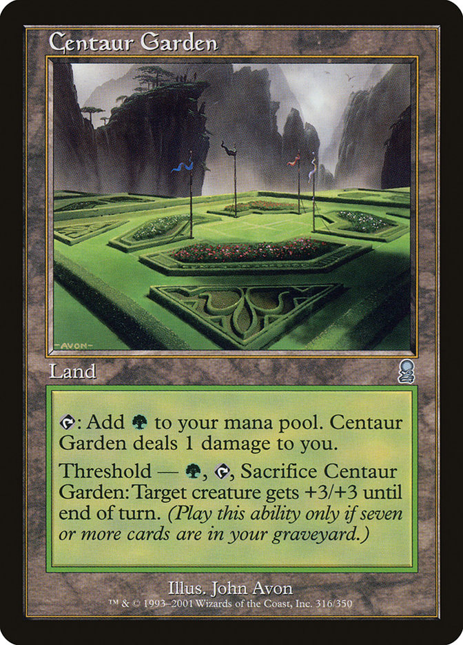 Centaur Garden, Odyssey Card Art