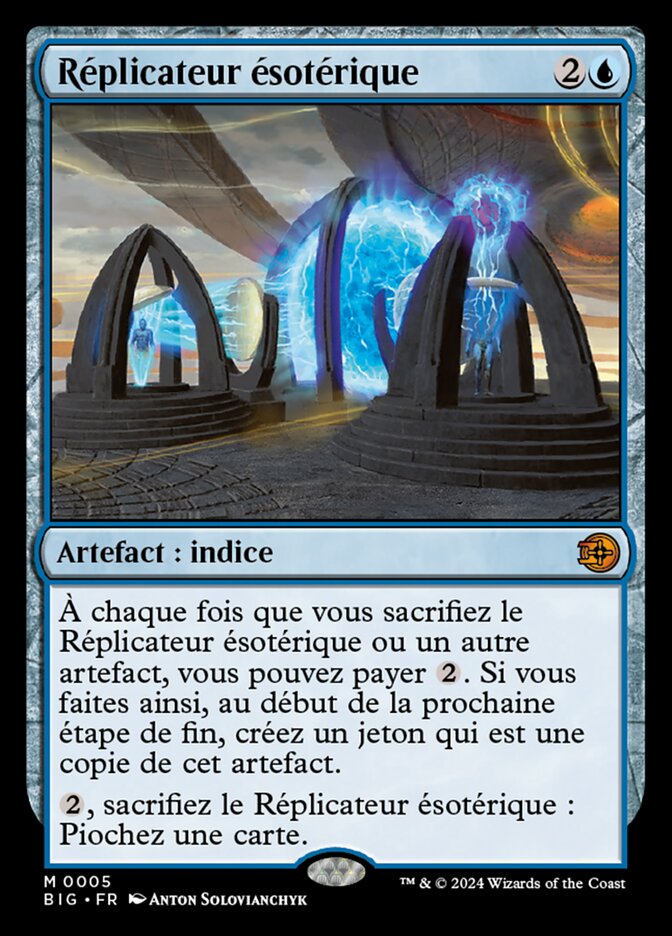 Esoteric Duplicator, The Big Score Card Art
