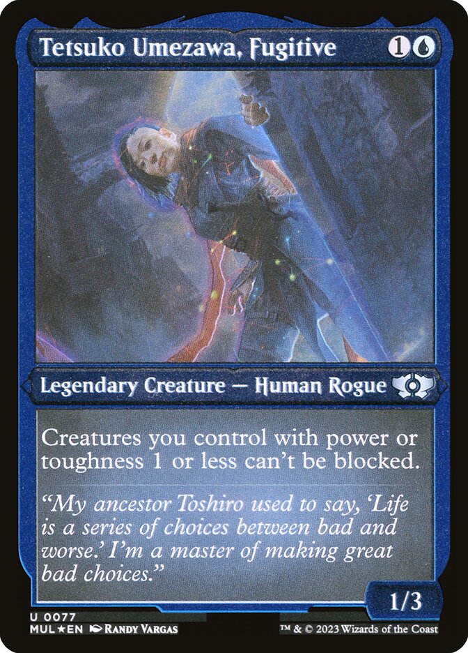 Tetsuko Umezawa, Fugitive - Etched Foil