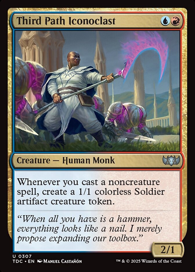 Third Path Iconoclast, Tarkir: Dragonstorm Commander Card Art