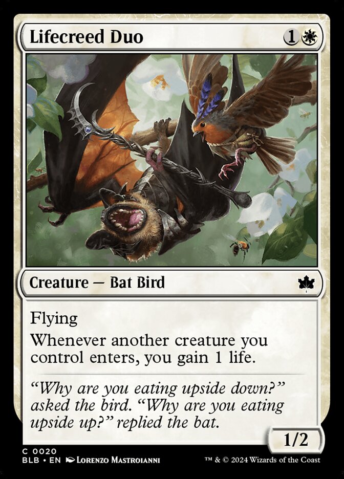 Lifecreed Duo, Bloomburrow Card Art