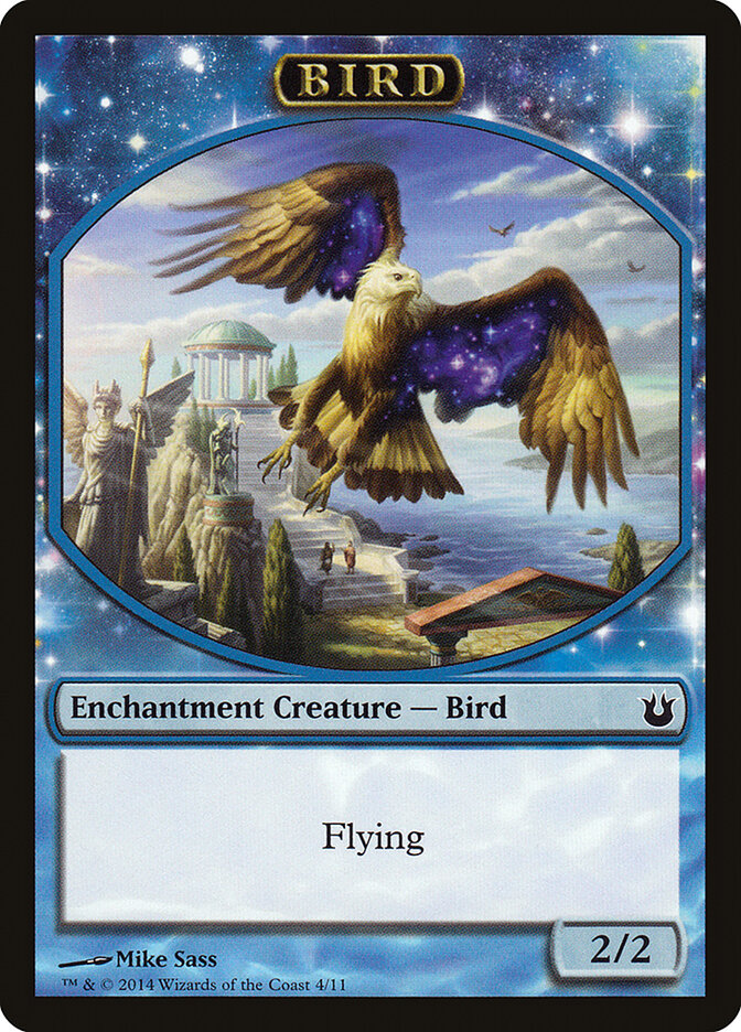 Bird, Born Of The Gods Tokens Card Art