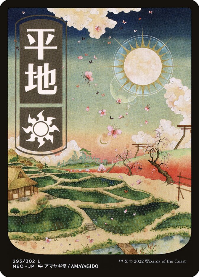 Plains, Kamigawa: neon dynasty Card Art
