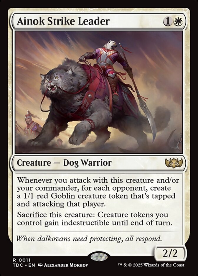 Ainok Strike Leader, Tarkir: dragonstorm commander Card Art