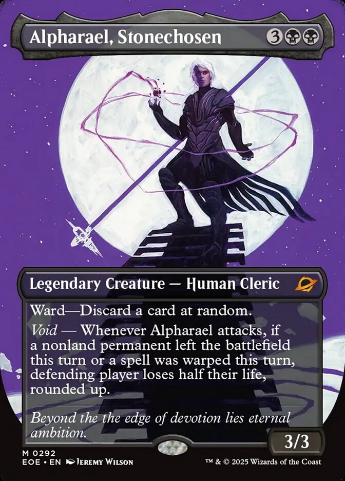 Alpharael, Stonechosen, Edge Of Eternities Card Art