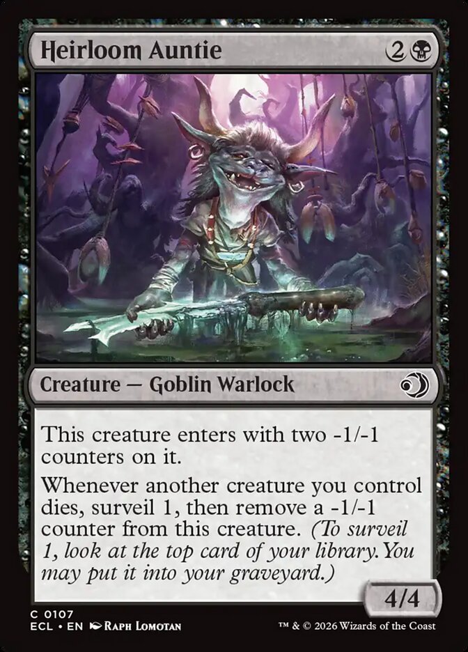 Heirloom Auntie, Lorwyn Eclipsed Card Art