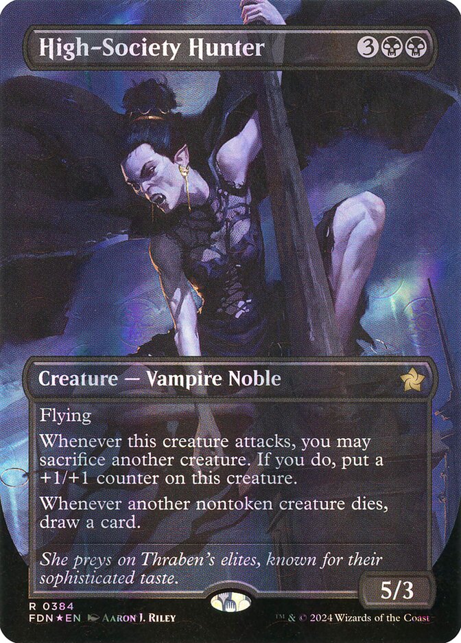 High-Society Hunter, Foundations Card Art