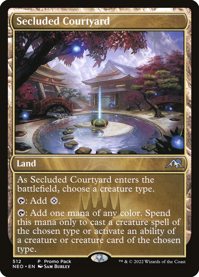 Secluded Courtyard - Foil