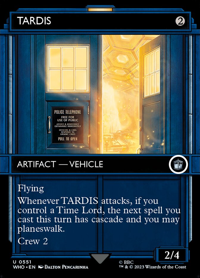 TARDIS, Doctor Who Card Art