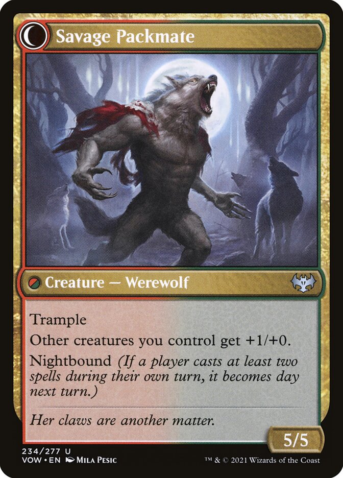 Child of the Pack // Savage Packmate - Foil