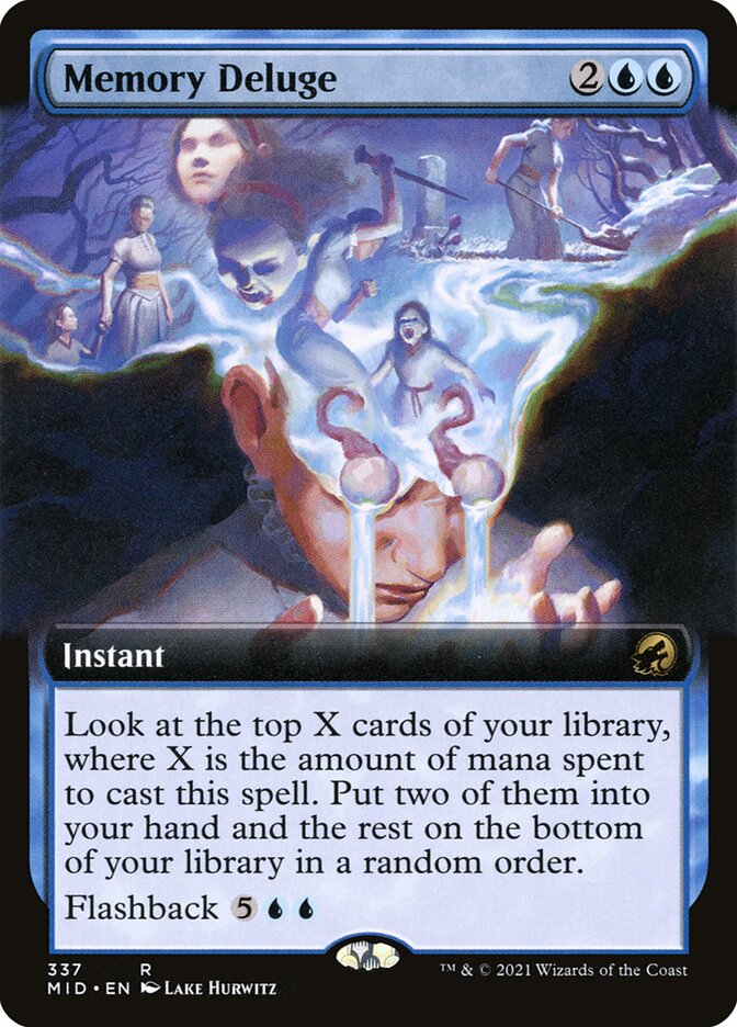 Memory Deluge, Innistrad: midnight hunt Card Art
