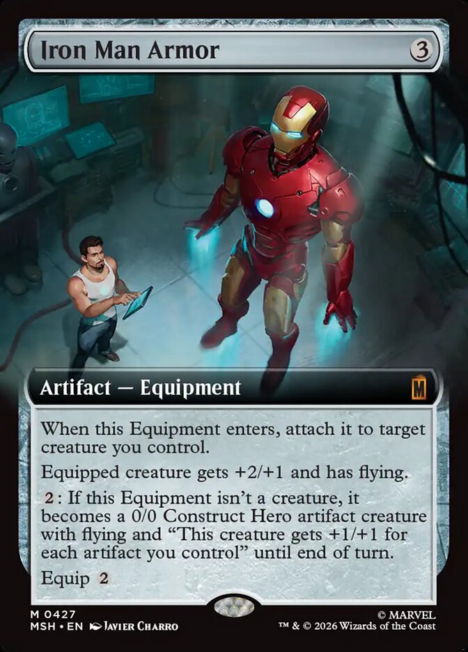 Iron Man Armor, Marvel Super Heroes Card Art
