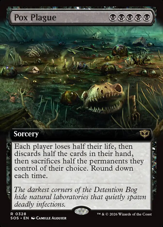 Pox Plague, Secrets Of Strixhaven Card Art