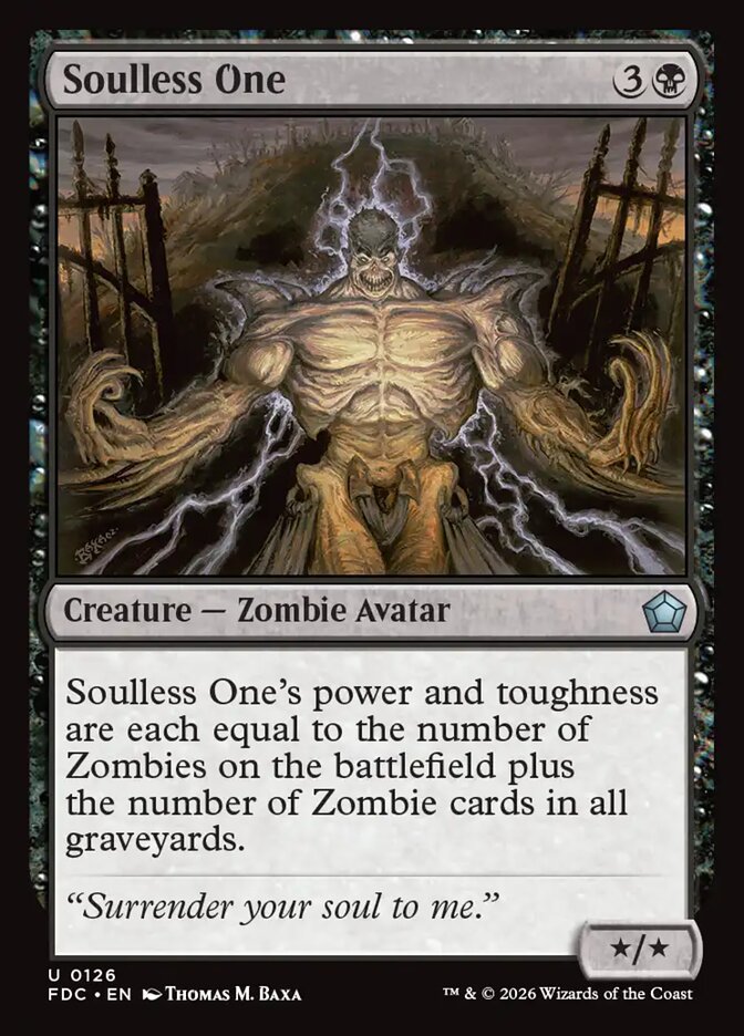 Soulless One, Foundations Commander Card Art