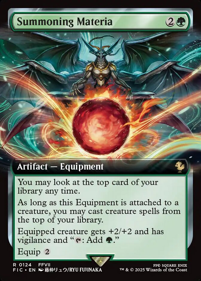 Summoning Materia, Final Fantasy Commander Card Art