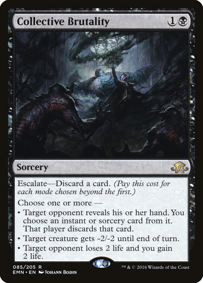 Collective Brutality, Eldritch Moon Card Art