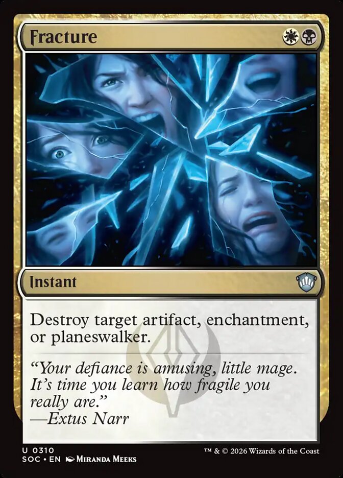 Fracture, Secrets Of Strixhaven Commander Card Art