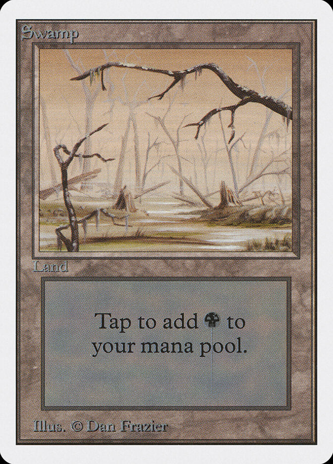 Swamp, Unlimited edition Card Art