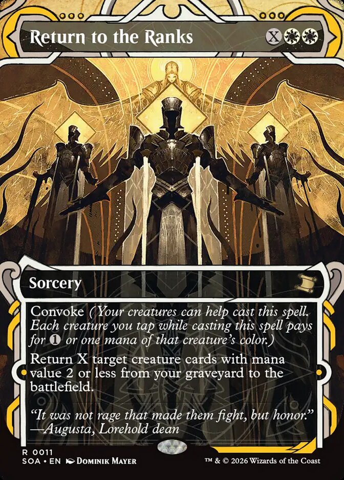 Return to the Ranks, Secrets Of Strixhaven Mystical Archive Card Art
