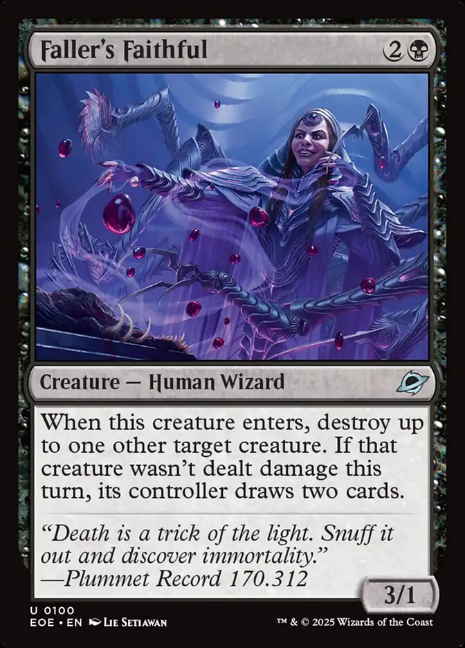 Faller's Faithful, Edge of eternities Card Art