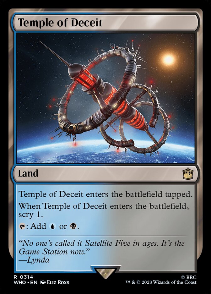 Temple of Deceit, Doctor Who Card Art