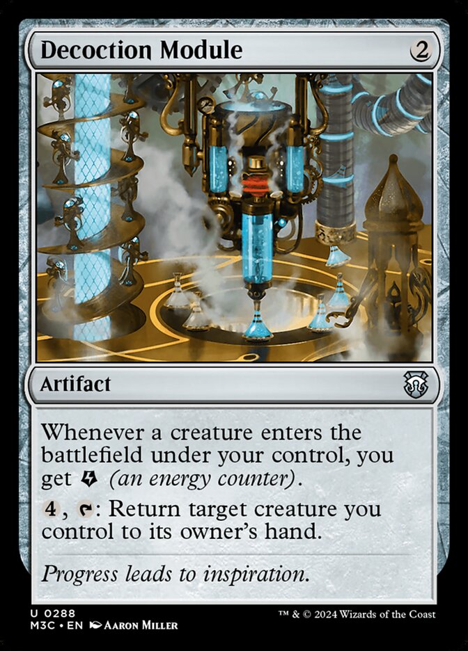 Decoction Module, Modern horizons 3 commander Card Art