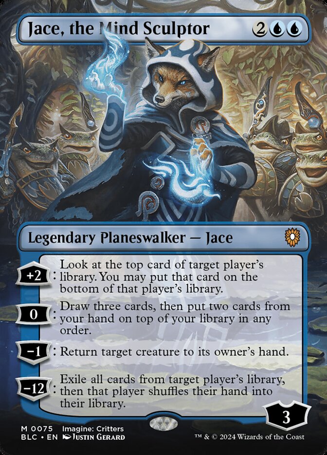 Jace, the Mind Sculptor, Bloomburrow Commander Card Art