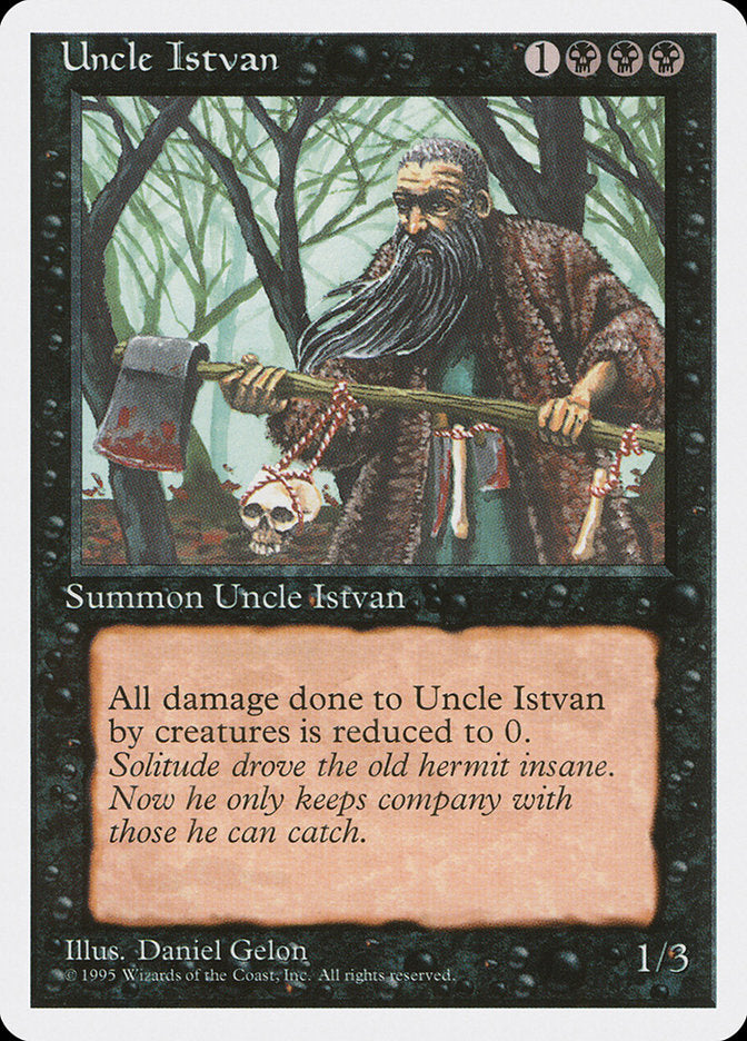 Uncle Istvan, Fourth edition Card Art