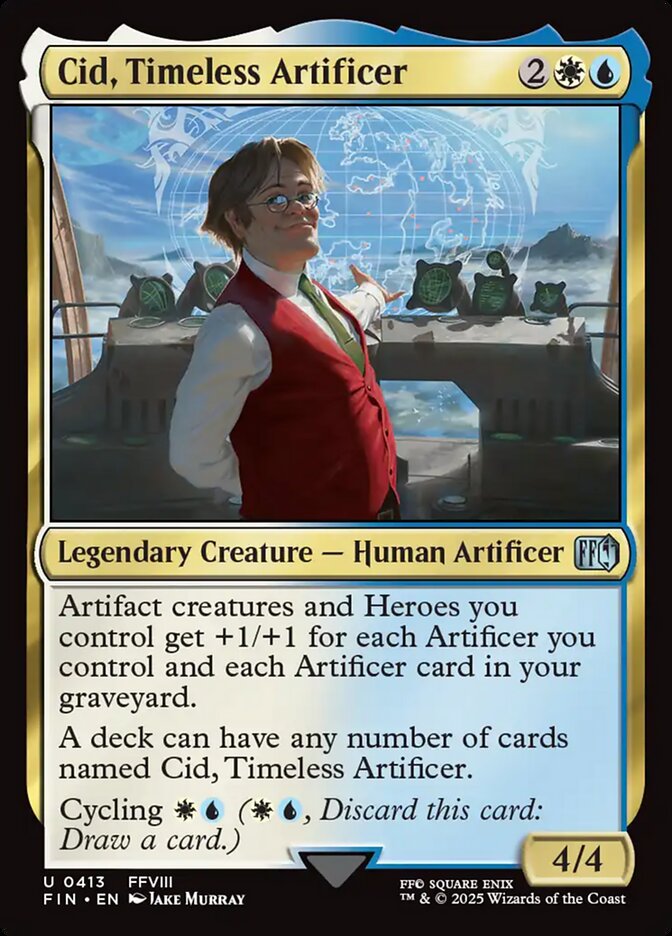 Cid, Timeless Artificer, Final Fantasy Card Art
