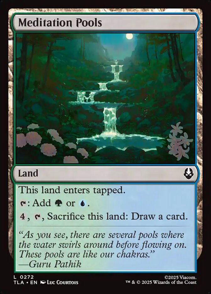 Meditation Pools, Avatar: The Last Airbender Card Art