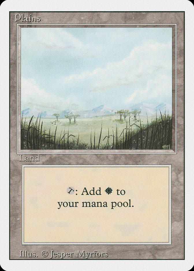 Plains, Revised edition Card Art