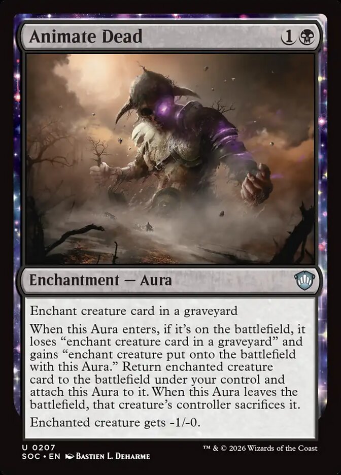Animate Dead, Secrets Of Strixhaven Commander Card Art