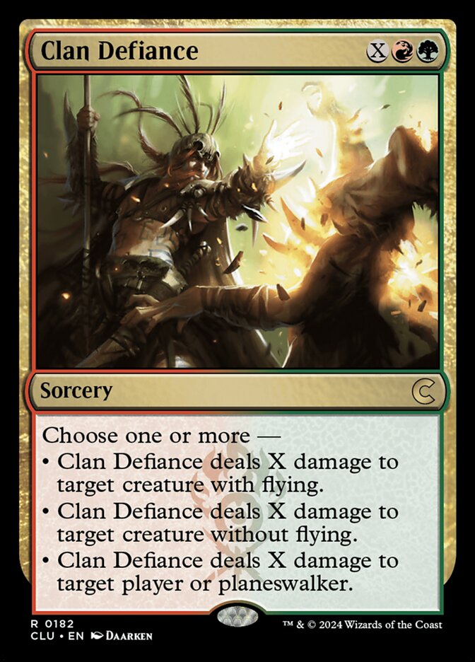 Clan Defiance, Ravnica: clue edition Card Art