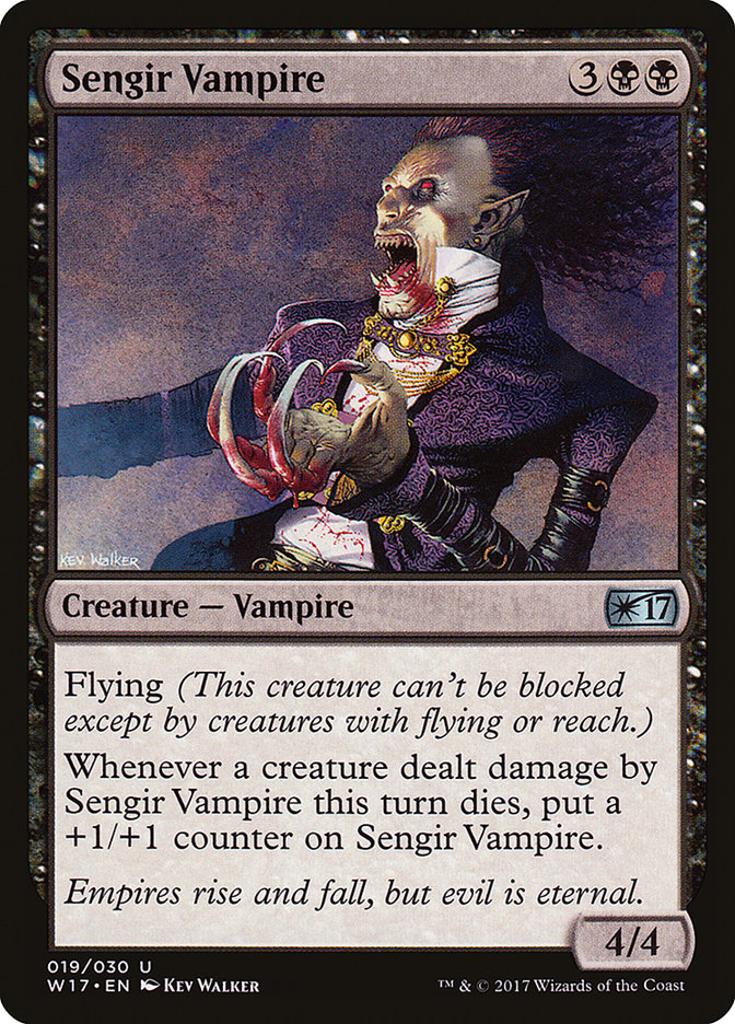 Sengir Vampire, Welcome deck 2017 Card Art