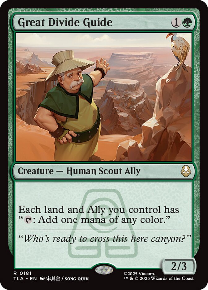 Great Divide Guide, Avatar: The Last Airbender Card Art