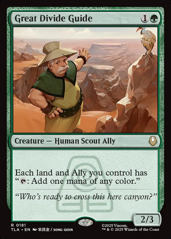 Great Divide Guide, Avatar: The Last Airbender Card Art