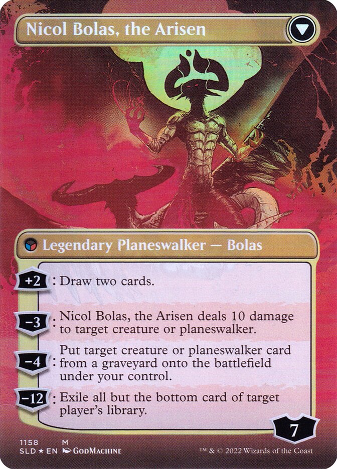 Nicol Bolas, the Ravager // Nicol Bolas, the Arisen, Secret Lair Drop Card Art