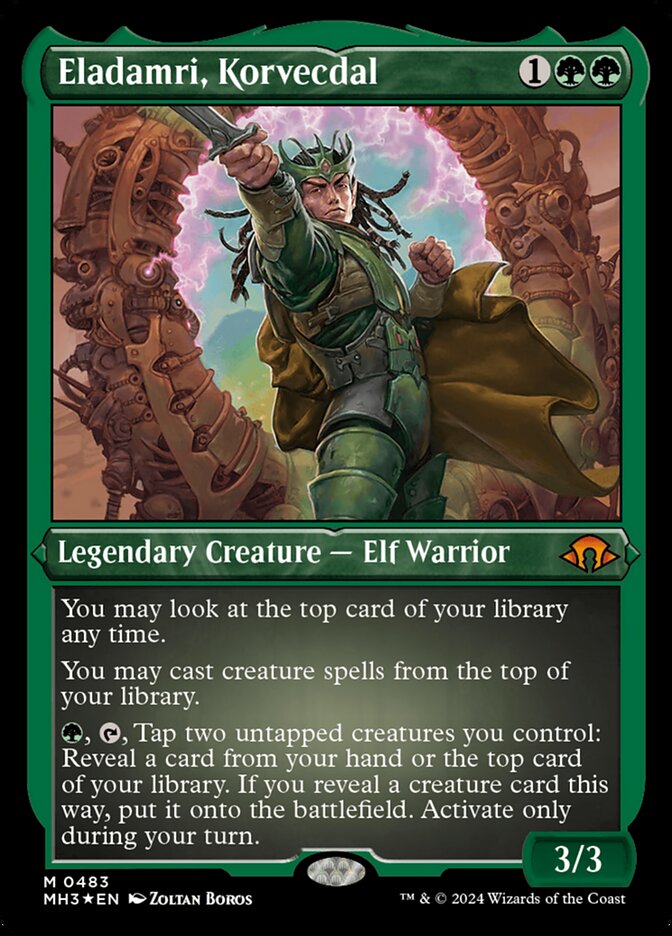 Eladamri, Korvecdal - Etched Foil