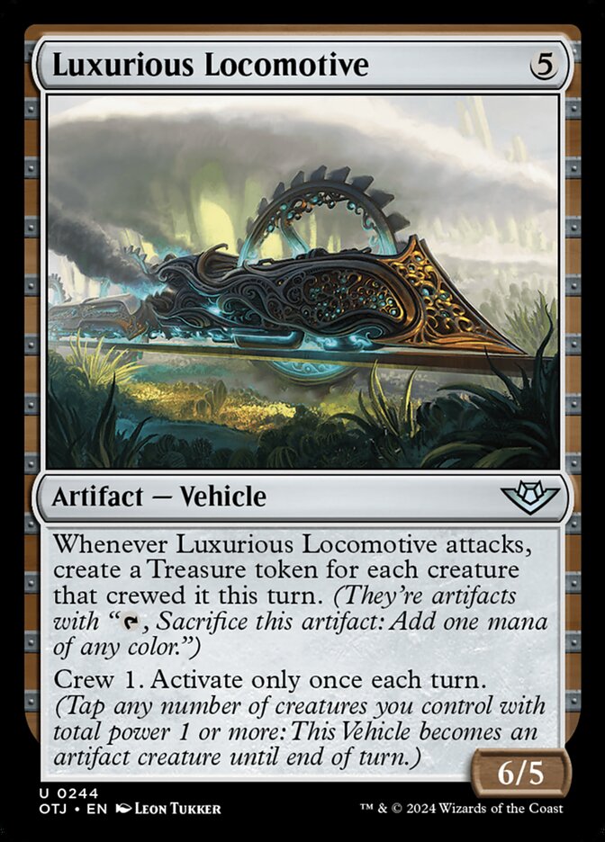 Luxurious Locomotive, Outlaws of thunder junction Card Art