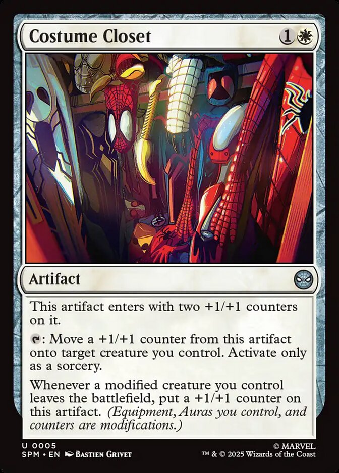 Costume Closet, Marvel'S Spider-Man Card Art
