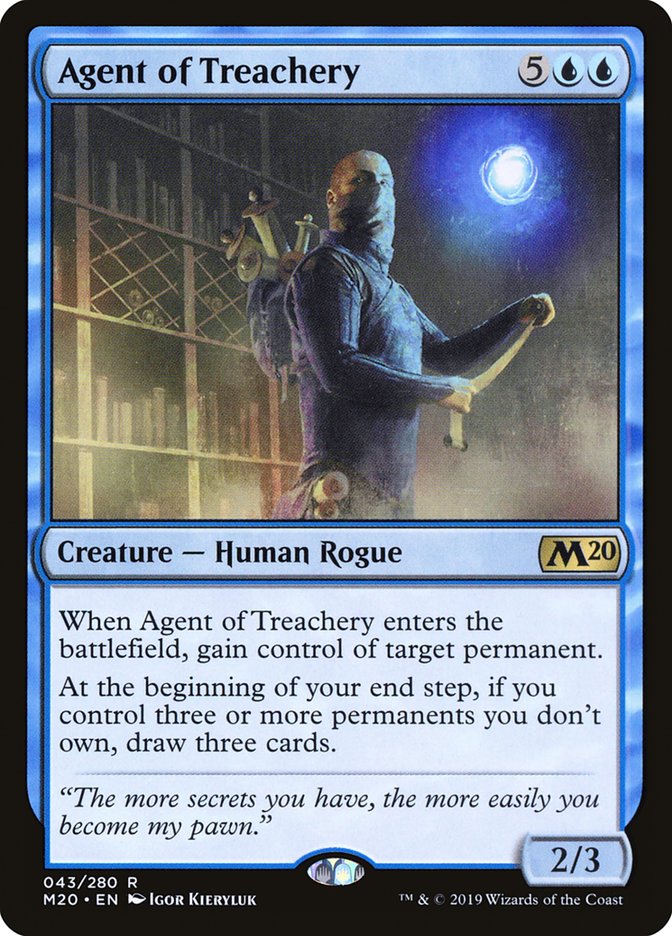 Agent of Treachery, Core Set 2020 Card Art