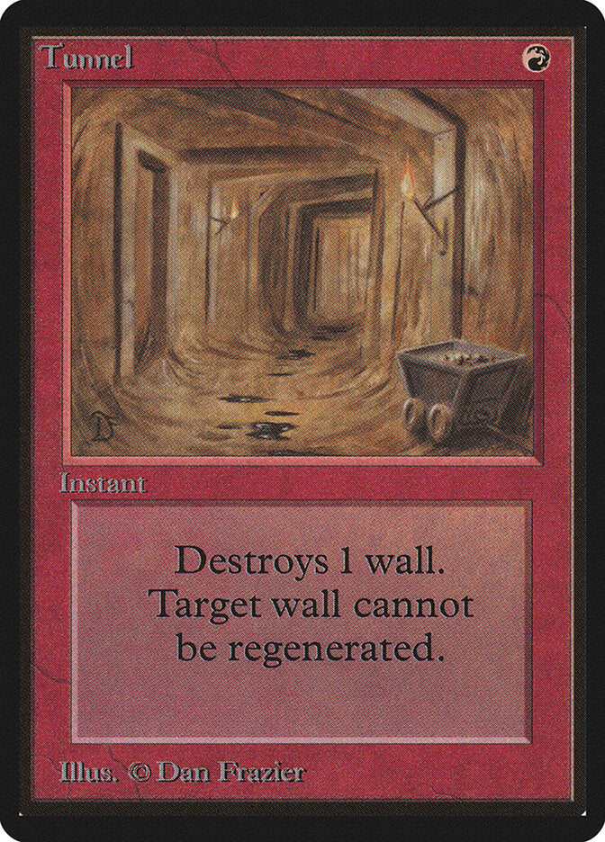 Tunnel, Limited Edition Beta Card Art