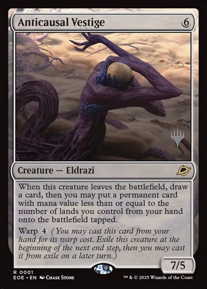 Anticausal Vestige, Edge Of Eternities Promos Card Art