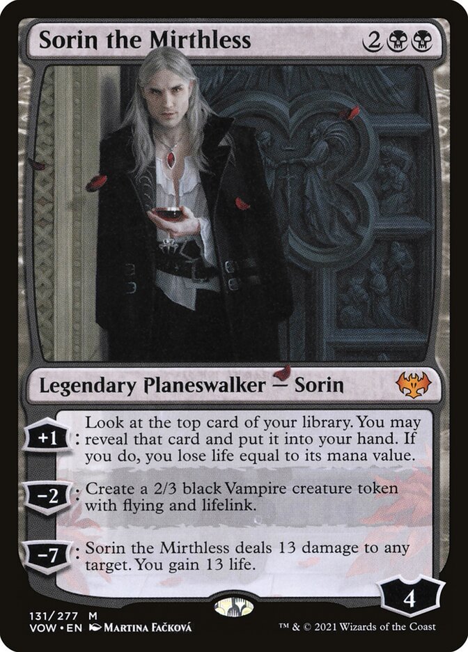 Sorin the Mirthless, Innistrad: Crimson Vow Card Art