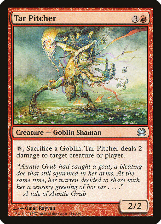 Tar Pitcher, Modern masters Card Art