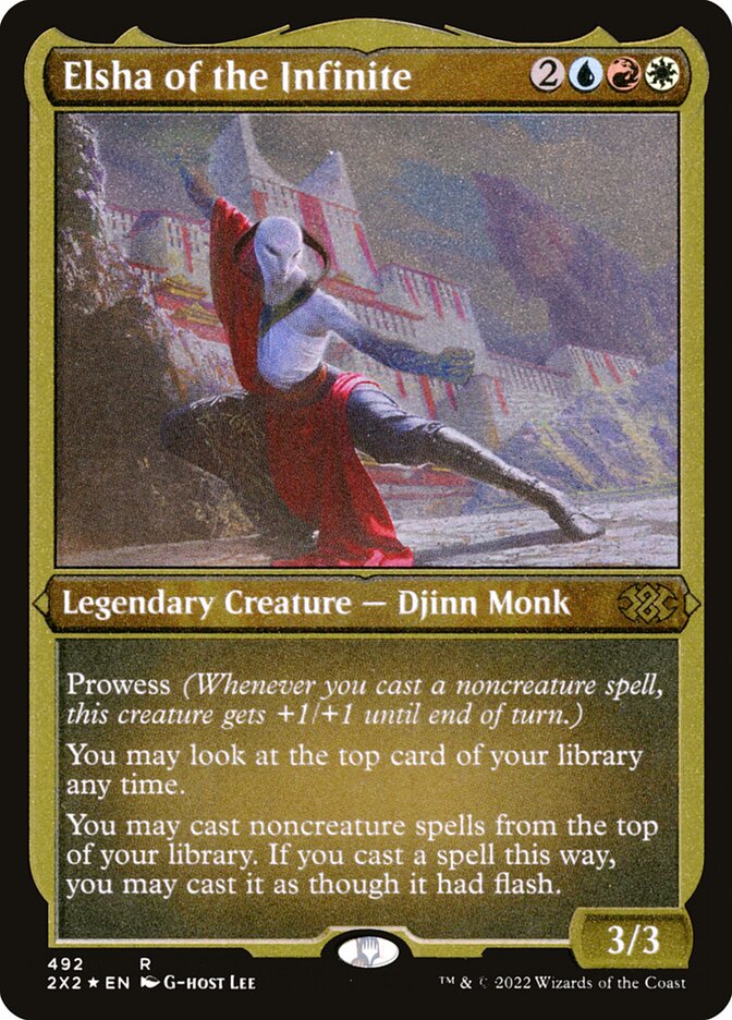 Elsha of the Infinite - Etched Foil