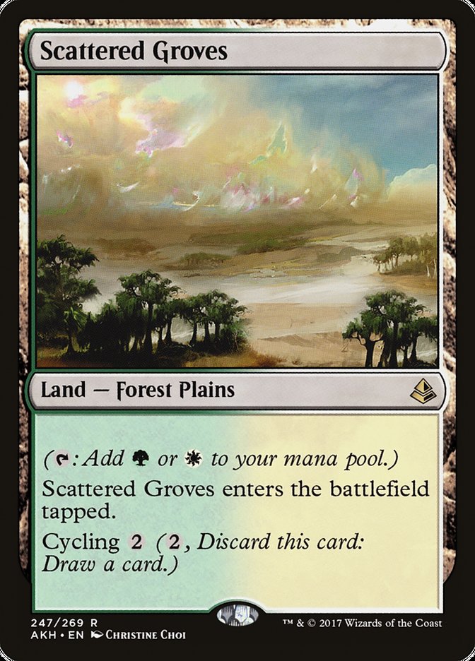 Scattered Groves, Amonkhet Card Art