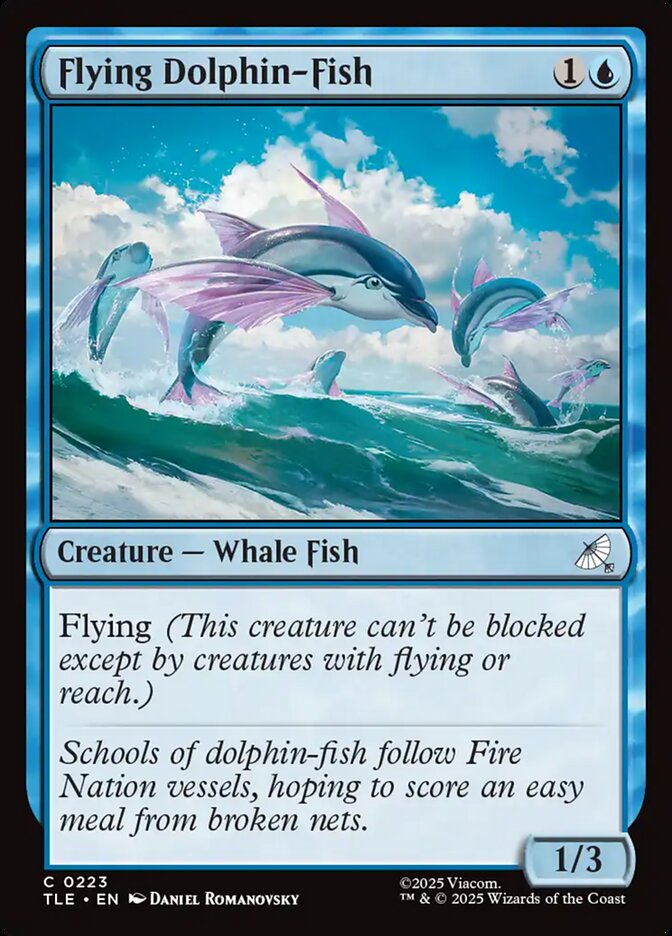 Flying Dolphin-Fish, Avatar: The Last Airbender Eternal Card Art
